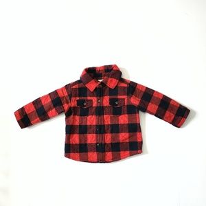Carters|Quilted Lumberjack Button Up
